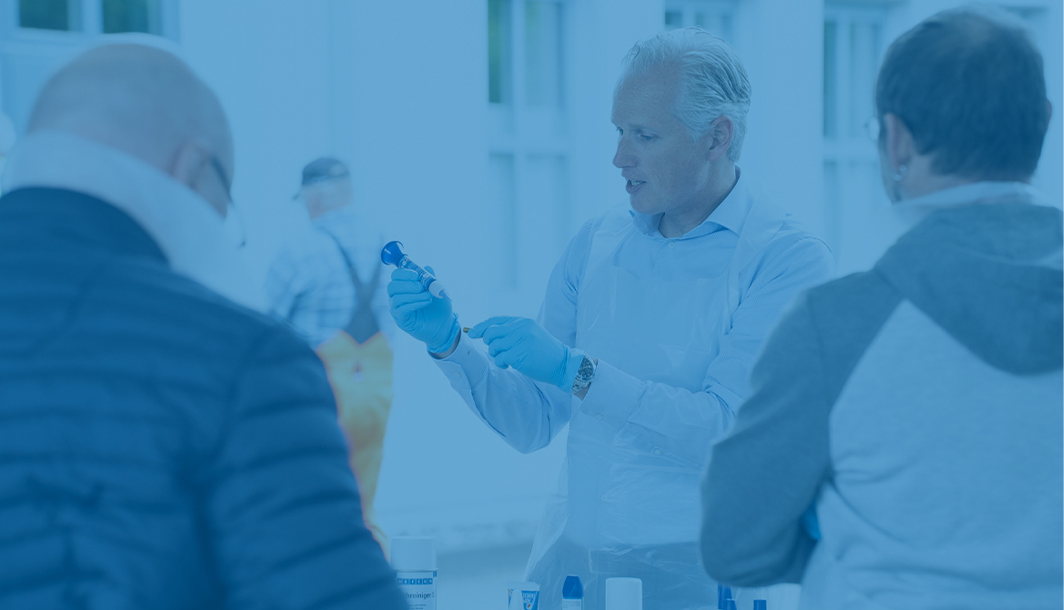 gloves, syringe, medical, clinic, procedure