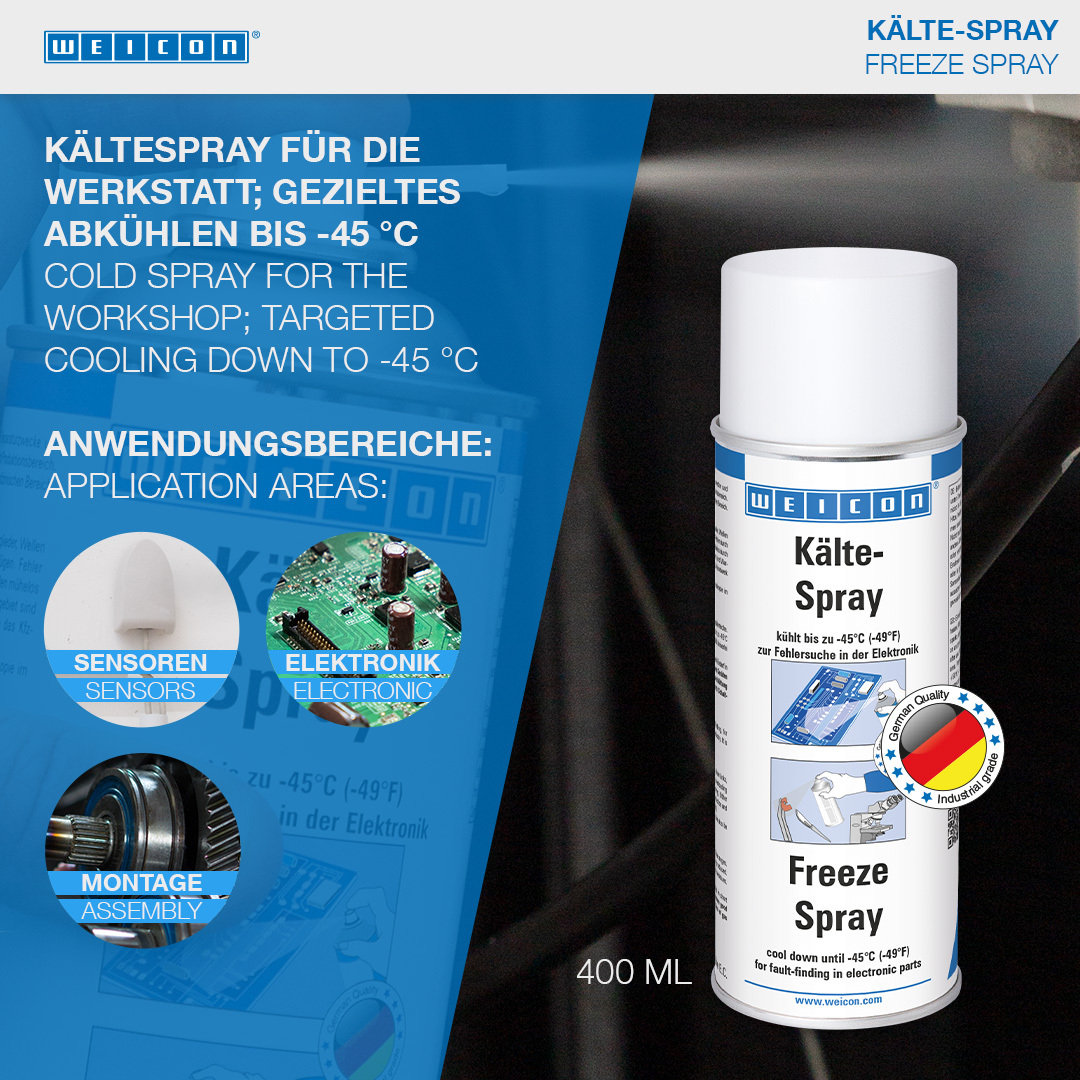 Kälte-Spray | Werkstücke bis auf -45°C kühlen