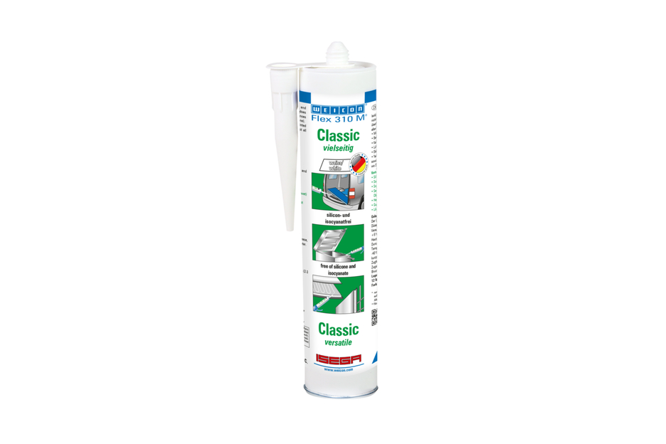 Flex 310 M® Classic | elastischer Klebstoff auf MS-Polymer-Basis für den vielseitigen Einsatz Flex 310 M® Classic | elastischer Klebstoff auf MS-Polymer-Basis für den vielseitigen Einsatz