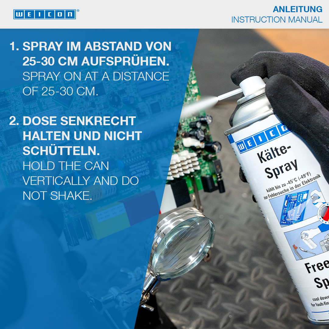 Kälte-Spray | Werkstücke bis auf -45°C kühlen