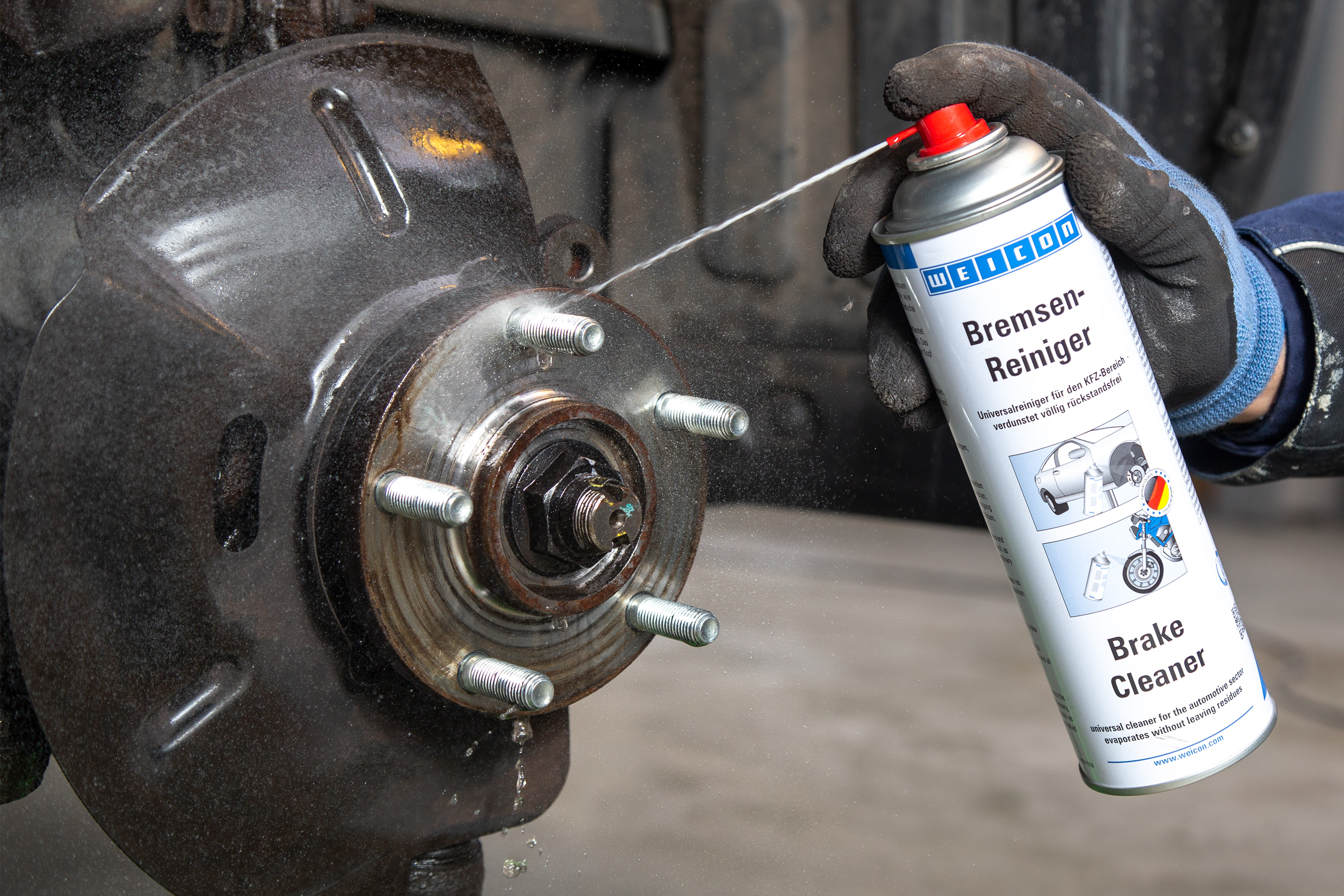Anwendungsbild Bremsenreiniger