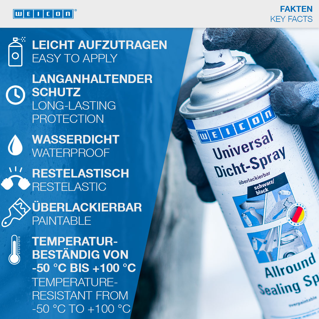 Universal Dicht-Spray | sprühbarer Kunststoff zum Abdichten