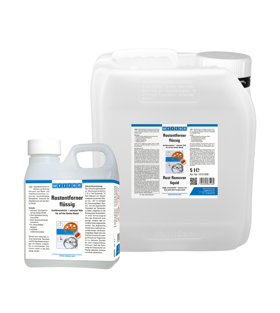 WEICON Rust Remover liquid | highly concentrated dip for removing rust and corrosion