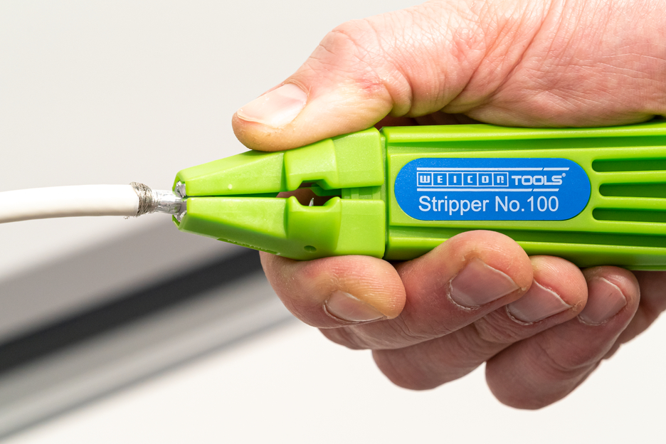Stripper No. 100 Green Line | Nachhaltiges Abisolierwerkzeug I Multifunktions-Entmanteler I Arbeitsbereich 0,5 - 16 mm² / 4 - 13 mm Ø