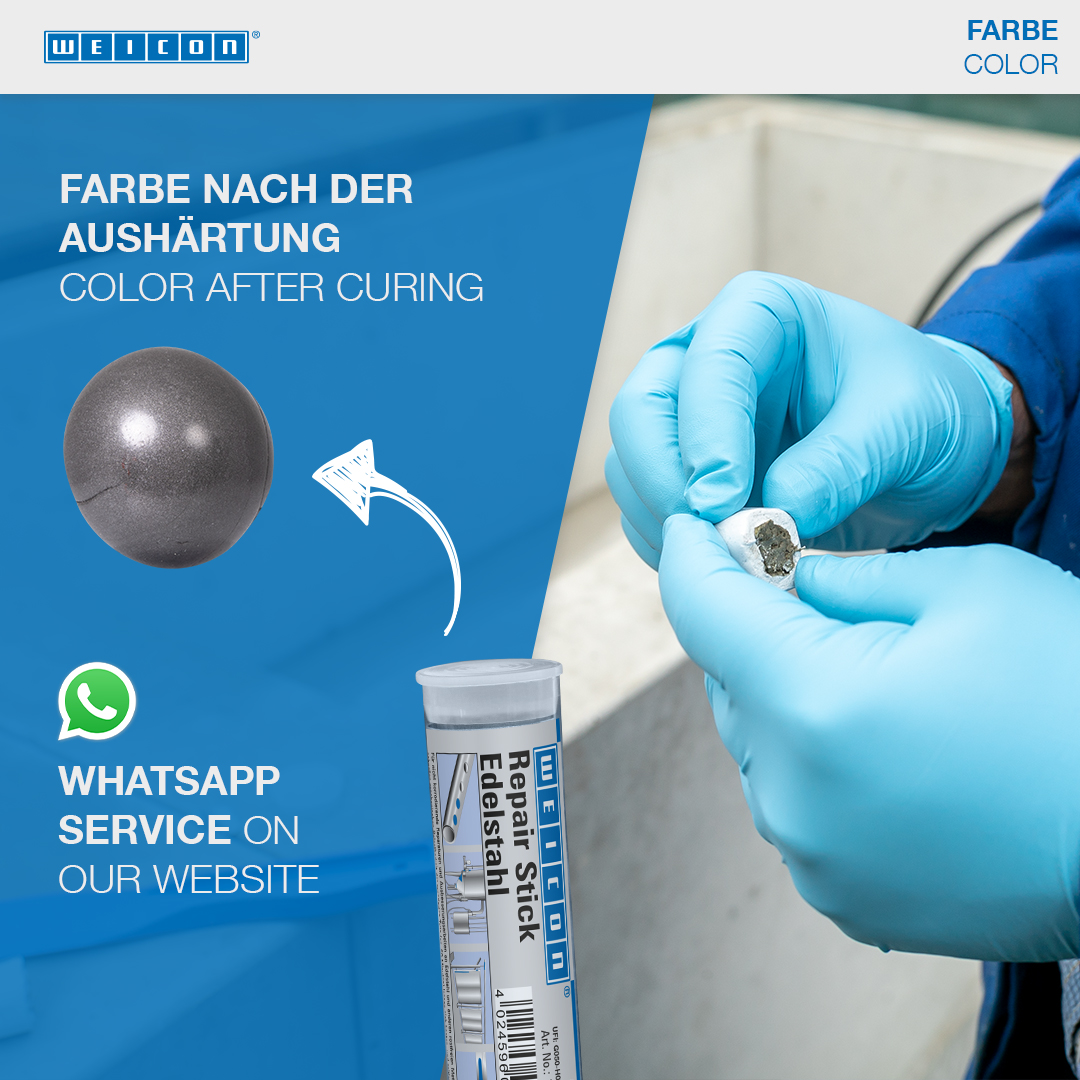 Repair Stick Stainless Steel | Non-corrosive repair putty with drinking water approval