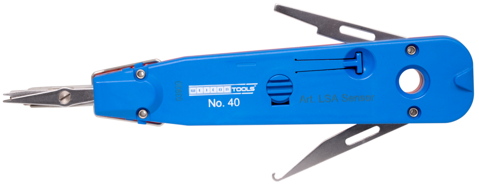 LSA Sensor No. 40 | LSA-Anlegewerkzeug inkl. Sensor zur Abtastung der Aderendlage LSA Sensor No. 40 | LSA-Anlegewerkzeug inkl. Sensor zur Abtastung der Aderendlage