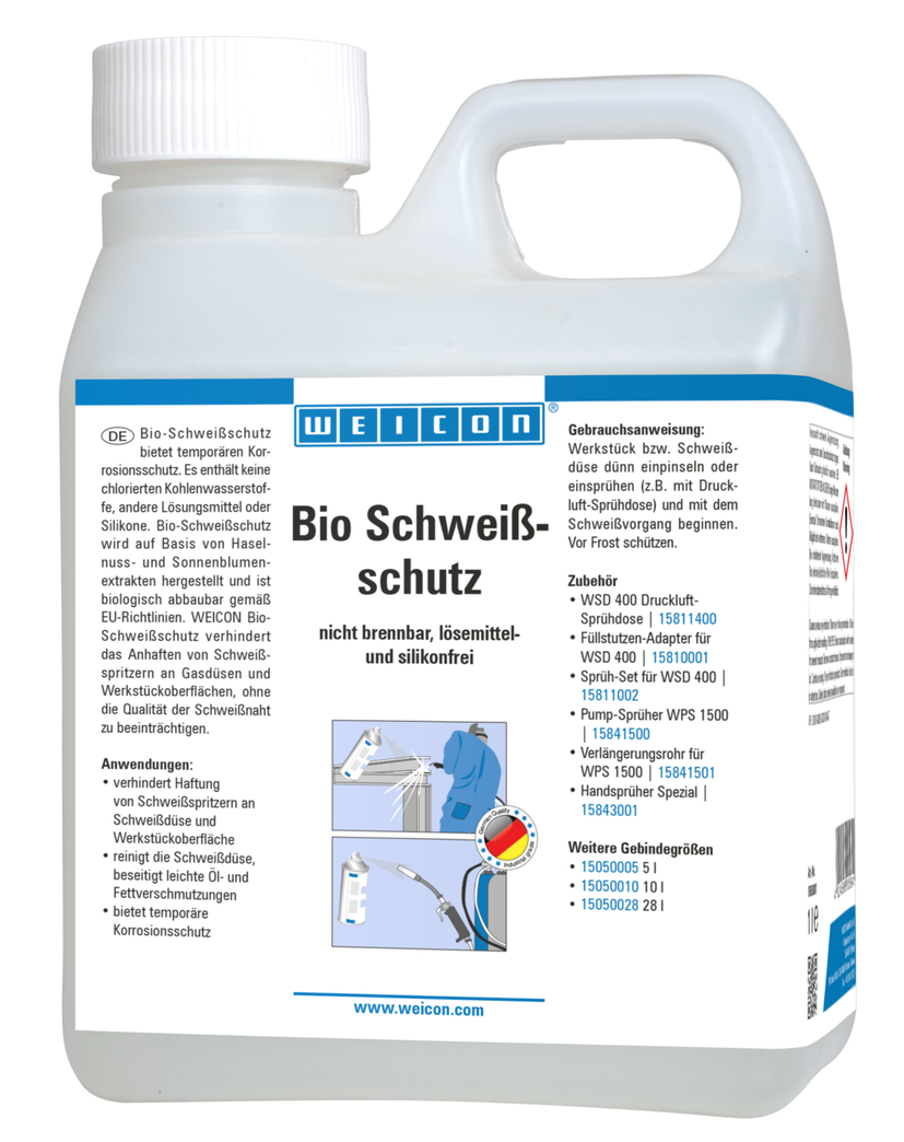 Bio-Schweißschutz | biologisch abbaubarer Schutz bei Schweißarbeiten