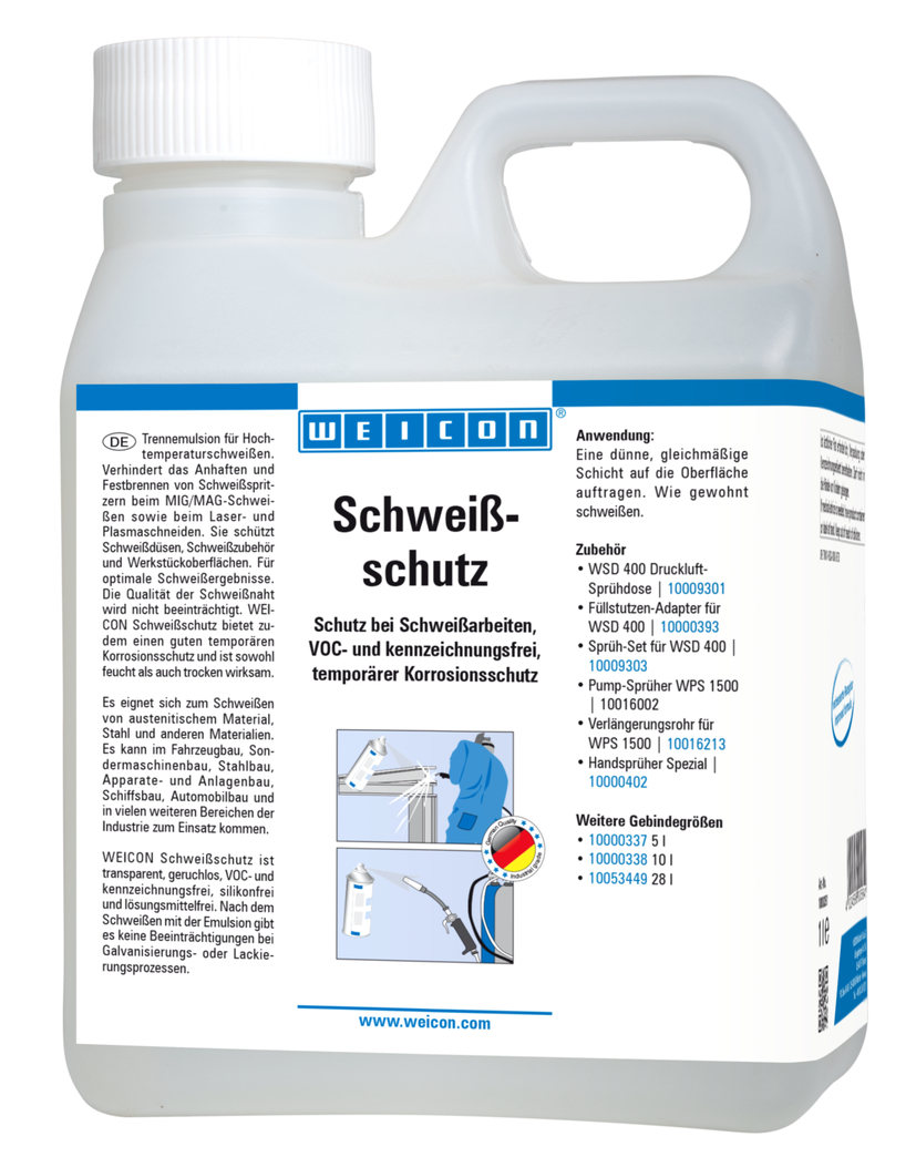 Schweißschutz | VOC- und kennzeichnungsfreier Schutz bei Schweißarbeiten