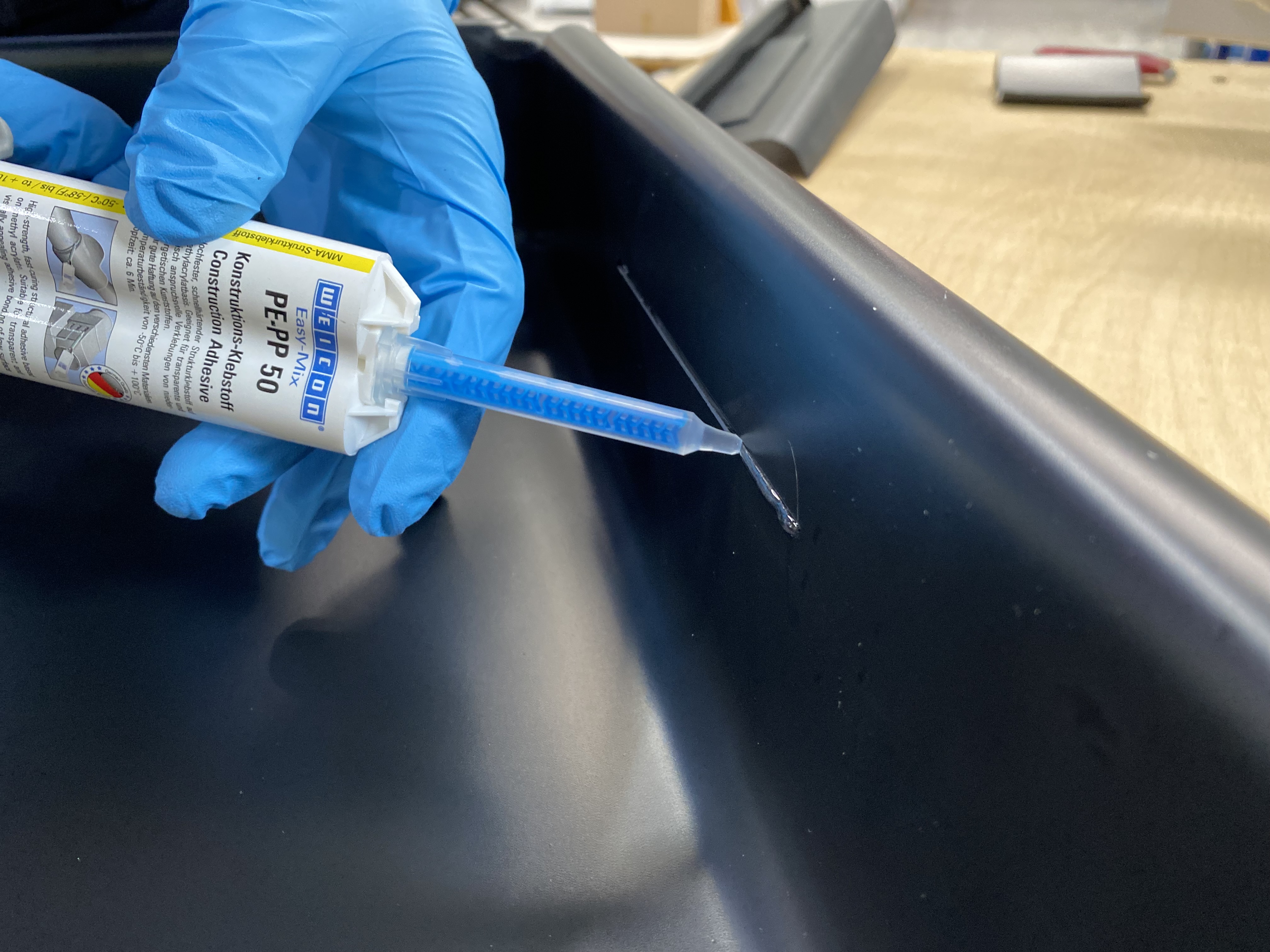 Easy-Mix PE-PP 50 | Konstruktions-Klebstoff auf Methylacrylatbasis für spezielle Kunststoffe