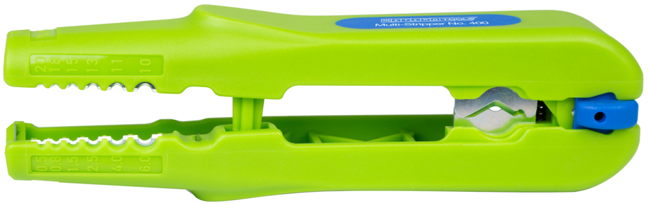 Multi-Stripper No. 400 Green Line | Abisolierwerkzeuge aus bis zu 97 % nachwachsenden Rohstoffen, Multifunktions-Entmanteler, Arbeitsbereich Abisolieren 0,5 - 6,0 mm² / Entmanteln 8 - 13 mm Ø
