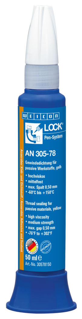 WEICONLOCK® AN 305-78 Rohr- und Gewindedichtung | für passive Werkstoffe, mittelfest, mit Trinkwasserzulassung