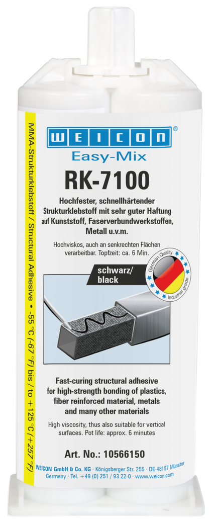 Easy-Mix RK-7100 | Acrylat-Strukturklebstoff, schnellhärtend Easy-Mix RK-7100 | Acrylat-Strukturklebstoff, schnellhärtend