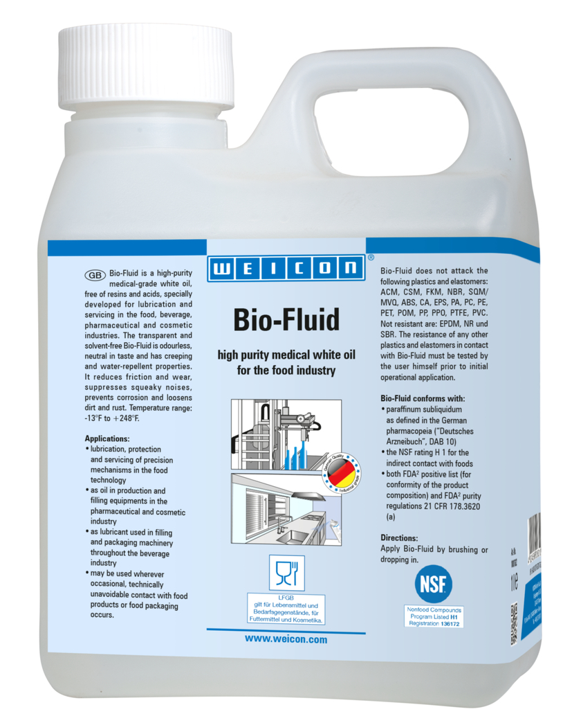 Bio-Fluid | Schmier- und Pflegeöl für den Lebensmittelbereich NSF H1