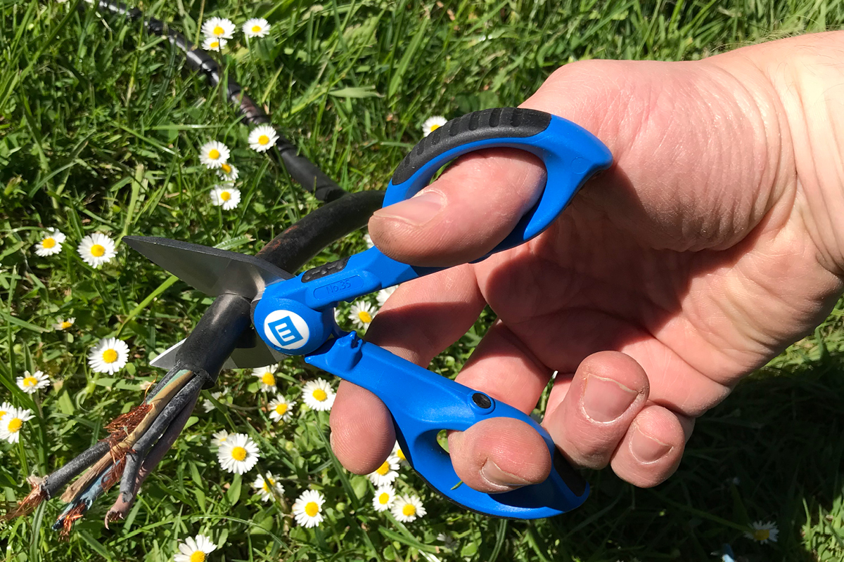 scissors, pruning, garden, blue, handheld