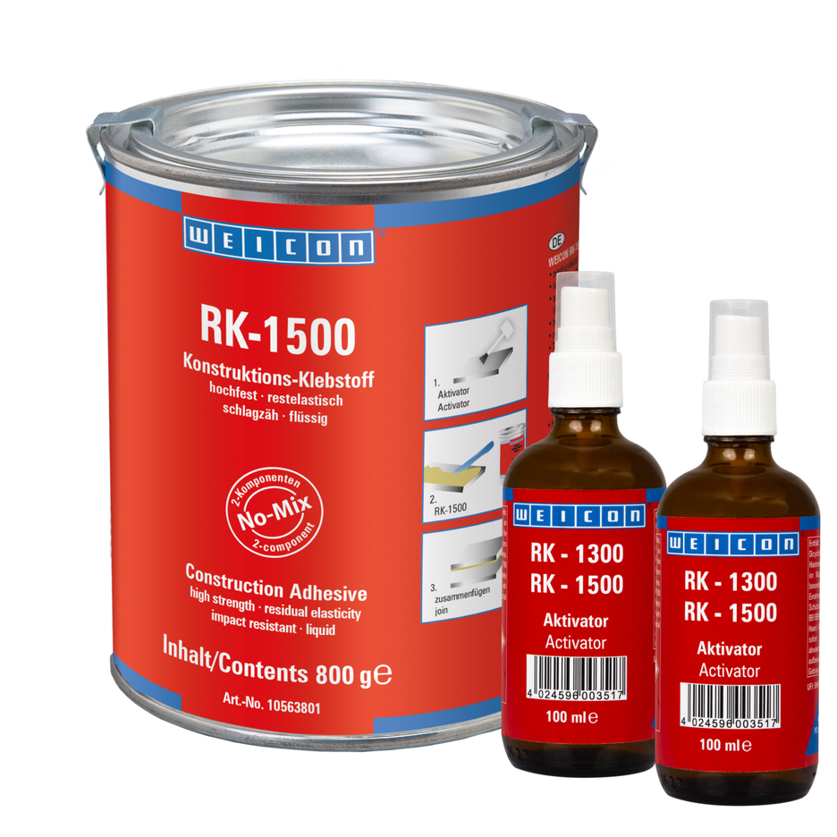 RK-1500 | Acrylat-Strukturklebstoff, flüssiger No-Mix Klebstoff RK-1500 | Acrylat-Strukturklebstoff, flüssiger No-Mix Klebstoff