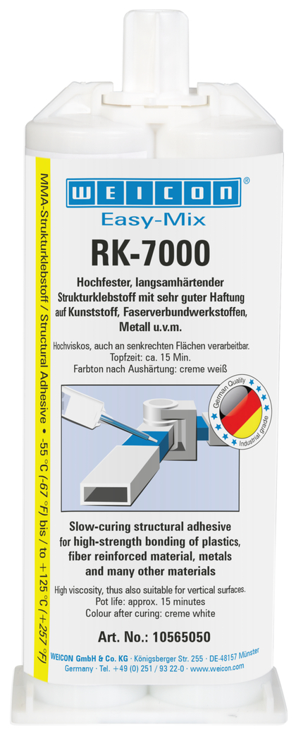 Easy-Mix RK-7000 | langsamhärtender Acrylat-Strukturklebstoff Easy-Mix RK-7000 | langsamhärtender Acrylat-Strukturklebstoff