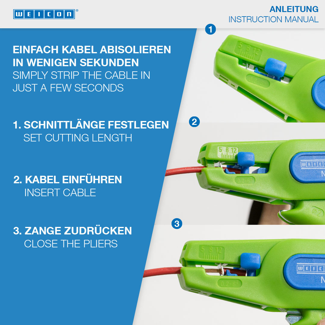 Abisolierzange No. 5 Green Line | Abisolierwerkzeuge aus bis zu 97 % nachwachsenden Rohstoffen