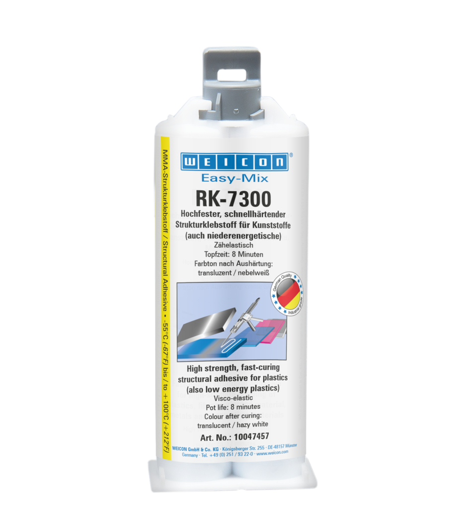 Easy-Mix RK-7300 | Acrylat-Strukturklebstoff für niederenergetische Kunststoffe