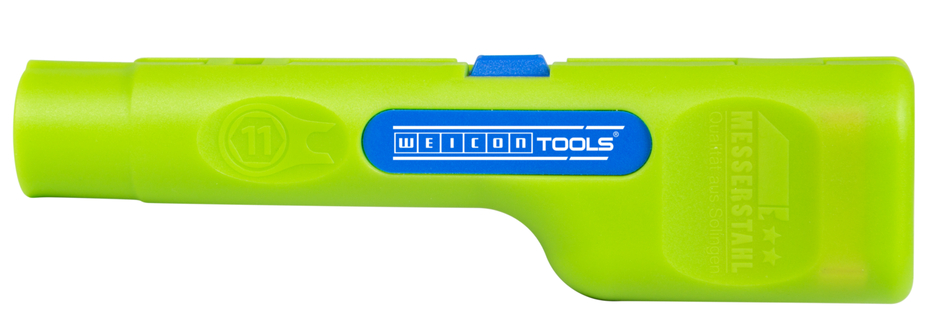 Coax-Stripper No. 1 F Plus Green Line - geeignet für F-Schraubstecker | Abisolierwerkzeuge aus bis zu 97 % nachwachsenden Rohstoffen I zum Entmanteln und Abisolieren von Koaxialkabel inkl. Aufdrehhilfe