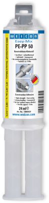 WEICON Easy-Mix S 50 Gelb – 2K Epoxid-Vergussmasse, Schnellhärtend, Schlagzäh, Für Elektronikkomponenten, 50 Ml